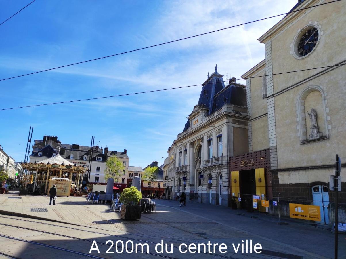 Duplex Appartement 70M2 Atypique Au Coeur Du Mans Le Mans Exterior foto